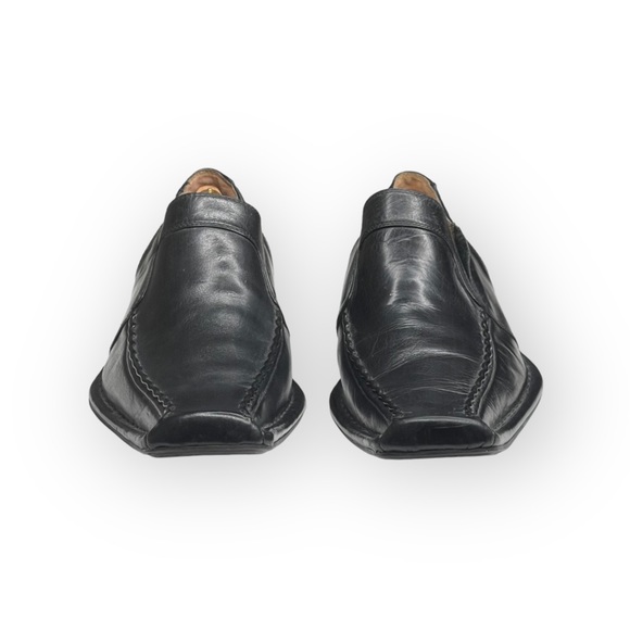 Stacy Adams Square Toe Dress Shoe Booties Black Leather Shooties 13D - Picture 8 of 16